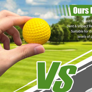Pelotas de golf de caucho de alta elasticidad profesionales para sesiones de entrenamiento al aire libre para jugadores de golf - Product Image 3