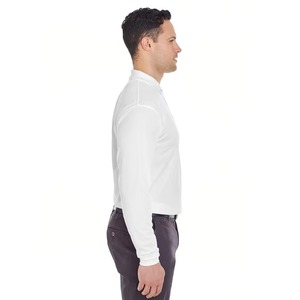 Nouvelle Arrivée Chemises à Manches Longues pour Hommes en Jersey Coton/Polyester Anti-Plis 250g Couleur Unie Coupe Ajustée Personnalisable Tricot Golf - Product Image 5