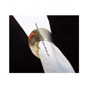Meilleure vente nouveauté moderne fait à la main en métal porte-anneau de serviette pour la décoration de table de mariage - Product Image 1