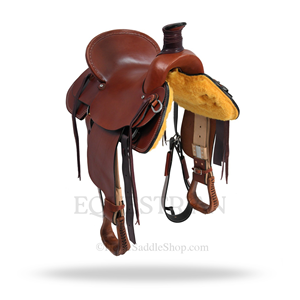 Ranch Western Saddle Horse Riding Saddle Equestrian <b>Equipment</b> - Product Image 3