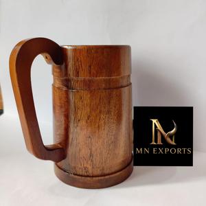 Tasse en bois de luxe faite à la main, tasse à café en bois naturel, tasse à thé écologique, passe au micro-ondes, vaisselle de cuisine, cadeau de voyage et de camping - Product Image 4