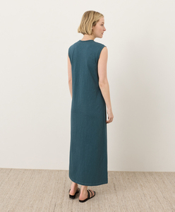 Última Novedad: Vestidos Maxi Casuales de Verano de Algodón para Mujer, sin Mangas, con Cuello en V, Ajuste Holgado y Largo - Product Image 2