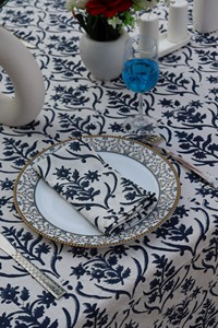 High Quality Linen <b>Tablecloth</b> Solid Color Soft Texture <b>Washable</b> and Sustainable for Dining Table Use - Product Image 5