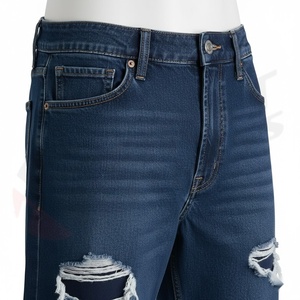 Best Quality Hot <b>Sale</b> Men's Fashion Solid Breathable Denim Shorts Casual High Street Style - Product Image 5