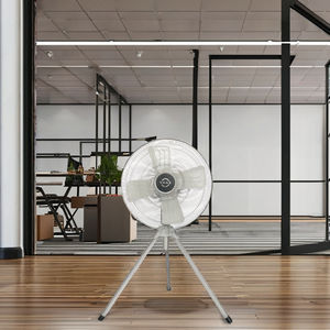 Venz Industrial Pedestal Tripod <b>Fan</b> F3-<b>18</b>" Grey Electric Energy Efficient for Industry & Outdoor Office Hotel & Household - Product Image 1