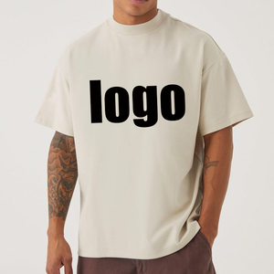 Camiseta de Hombre al por Mayor, Estilo Urbano, Hombros Caídos, 100% Algodón, Transpirable, de Secado Rápido, Corte Holgado, con Estampado Personalizable - Product Image 5