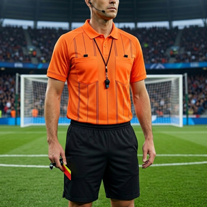 Professional Manufacturer Sports Wear Soccer <b>Referee</b> Jersey Direct Factory Supplier <b>Referee</b> Soccer Jerseys For Adults - Product Image 3
