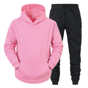 Chándal Unisex de Invierno con Capucha, Lavado, Ecológico, Transpirable, de Poliéster/Algodón, Peso Medio, Informal, Deportivo y Cómodo - Product Image 4