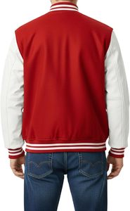 เสื้อแจ็คเก็ต Letterman ของแท้จากวิทยาลัย รุ่น Victory Heritage Varsity Jacket แบบคลาสสิกสมัยใหม่ - Product Image 4