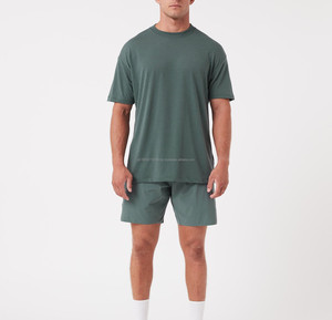 2025 Streetwear T Shirt Manufacturer Premium Quality Blank Plain Cotton 220 Gsm Oversized T-shirts Mens Oversized T Shirts - Product Image 4