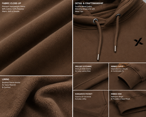 Sudaderas con Capucha para Hombre X Sports City, de Algodón y Poliéster, Forro Cálido y Suave, Interior de Felpa, Costuras Precisas, Puños y Dobladillos Acanalados - Product Image 3