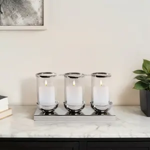 Portavelas de Diseño para Decoración de Mesa de Centro de Sala de Estar, Portavelas Decorativo de Alta Calidad, Zahid Exports - Product Image 1