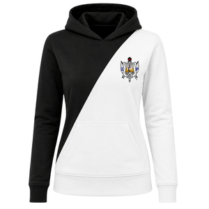 Women Custom 2 Panel Cross Pullover Hoodie <b>Without</b> Drawstring Soft Warm Fleece <b>Sweatshirt</b> Fashion Apparel Wholesale - Product Image 1