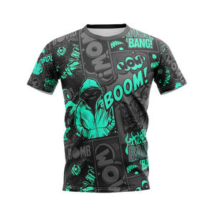เสื้อยืดผู้ชายสำหรับฤดูร้อน พิมพ์ลายตามสั่ง แห้งเร็ว ผ้าฝ้าย 100% โรงงานผลิต รับผลิตแบบ OEM ขายส่ง ผู้จัดจำหน่าย จากปากีสถาน - Product Image 5