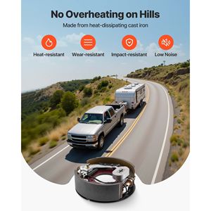 Kit di Riparazione Freni Elettrici per Rimorchio 12.25 X 3.375 Pollici, 1 Paio di Freni Elettrici Auto-Regolanti 8000 Libbre - Product Image 4