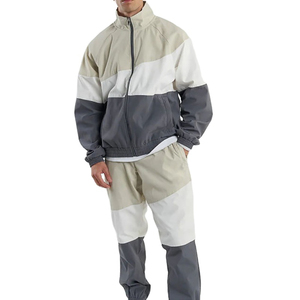 Ensemble veste et pantalon coupe-vent pour hommes professionnels avec personnalisation de la marque, vêtements de sport imperméables et résistants au vent - Product Image 3