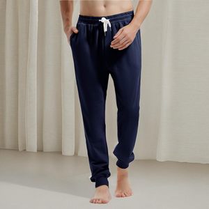 กางเกงขายาวผู้ชายสั่งตัด ทรงเข้ารูป ผ้าโพลีเอสเตอร์/คอตตอน ระบายอากาศได้ดี เอวสูง ทรงปกติ สไตล์ลำลอง ออกกำลังกายได้ ชายกางเกงผ่าข้าง - Product Image 6