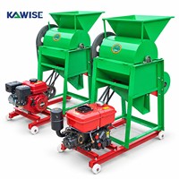 Machine à décortiquer les arachides, équipement de traitement des arachides, décortiqueuse d'arachides pour usage agricole avec options d'alimentation électrique, diesel ou essence