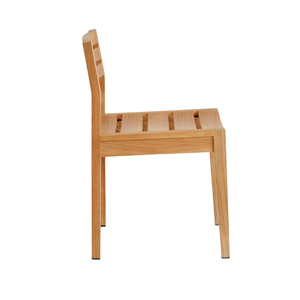 Sillas de comedor de madera maciza de teca de la mejor calidad, sin brazos, para jardín, muebles de comedor de jardín, por Rachel Natalie - Product Image 4