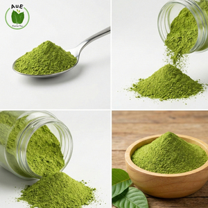 Polvo de Hoja Herbal Tailandesa Orgánica de la Más Alta Pureza AuE, 1.2% MIT, Secado al Aire Caliente, Khon Kaen, 120 Mesh, Envasado al Vacío - Product Image 5