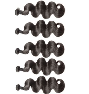 Body Wave <b>Human</b> <b>Hair</b> <b>Weaves</b> Remy <b>Hair</b> Soft Texture 5 Packs - Product Image 2