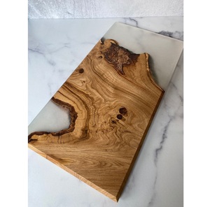 เขียงไม้เคลือบอีพ็อกซี่ทันสมัยสำหรับเสิร์ฟ  แผ่นไม้เรซิ่นธรรมชาติสำหรับเตรียมอาหาร - Product Image 1