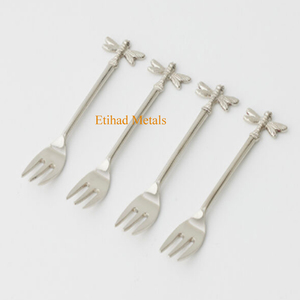 Juego de 3 Cuchillos para Queso de Latón Antiguo Martillado, Cuchillo para Queso Libélula - Product Image 2