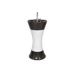 Lavabo de Pedestal de Cerámica Moderno, Lavabo Alto de Pie para Baño, para Uso Residencial y Comercial - Product Image 1