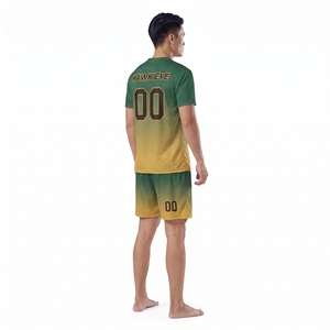 Conjunto de Uniforme de Fútbol al por Mayor para Hombre, 100% Poliéster, Ropa Deportiva - Product Image 2