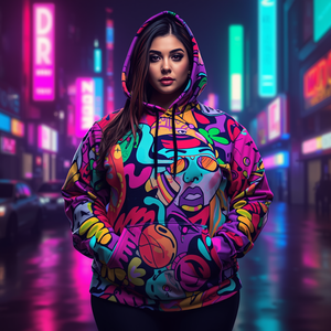 Sudadera con Capucha Unisex de Forro Polar de Poliéster/Nailon de 370 g, Impermeable, Transpirable, Ecológica, de Secado Rápido, Corte Regular, Cálida para Invierno - Product Image 6