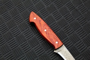 Cuchillo Multiusos Hecho a Mano de Alta Durabilidad, Acero Inoxidable de Grado Industrial, Hoja Deslizante, Mango de Madera, Cuchillo Profesional para Camping - Product Image 5