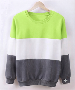 Sudadera Oversize de Estilo Urbano para Mujer, de Poliéster/Algodón, Corte Holgado, Cuello Redondo, para Invierno - Product Image 3