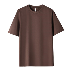T-shirt uni élégant de haute qualité pour homme, décontracté, manches courtes, coupe classique, col rond, en coton, Naimat Abbas Industries - Product Image 4