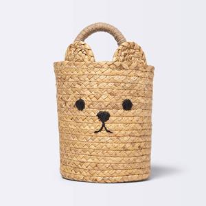 Panier suspendu en forme d'ours avec une poignée, panier de rangement fait main, vente en gros, écologique, fabriqué au Vietnam - Product Image 1