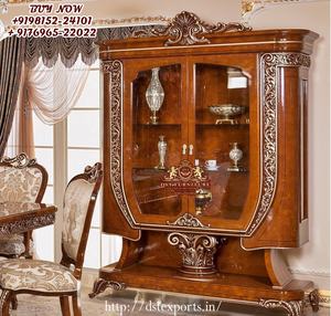 ชุดเฟอร์นิเจอร์ห้องรับประทานอาหารสไตล์พระราชวังหรูหรา ชุดเฟอร์นิเจอร์ห้องรับประทานอาหารแกะสลักคุณภาพสูง ชุดโต๊ะรับประทานอาหารไม้วอลนัท - Product Image 3