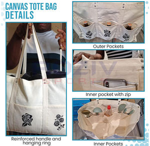 Bolsa de Mano Sublimada Resistente con Logotipo Personalizado, Impresión Completa, 100% Algodón, Ecológica, Colores y Tamaños Personalizados, para Exteriores - Product Image 5