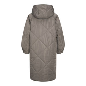 Chaqueta Acolchada Oversize para Mujer, Estilo Urbano, Ropa de Invierno, Chaqueta Casual Cálida con Logotipo Personalizado, Chaqueta Acolchada con Relleno, OEM - Product Image 2