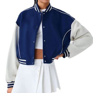 Chaqueta Universitaria para Mujer, Estilo Universitario Bordado Personalizado, Ropa de Calle de Moda para Pedidos de Equipo 2026 - Product Image 1