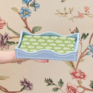 Lightweight Durable Elegant Design Ideal Gift for Home Decor Serving and Modern Lifestyle Use Beautiful Artisan Lacquer Tray - Product Image 3