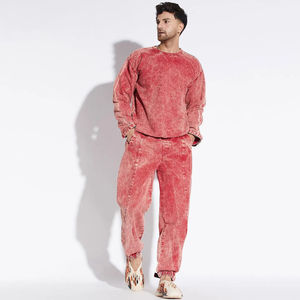 Ensemble de survêtement color block haut de gamme, sweat à capuche et pantalon en coton personnalisés, fabricant de vêtements OEM, marque privée, vente en gros de vêtements de sport - Product Image 1