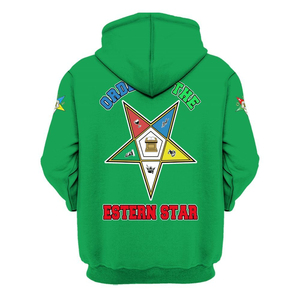 Sudaderas con Capucha Personalizadas, Impermeables, Antiarrugas, con Estampado Masónico por Sublimación - Product Image 6