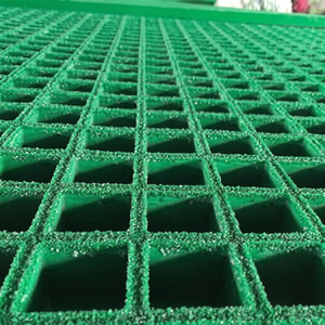 Rejilla de Fibra de Vidrio FRP, Panel de Rejilla Compuesta Mecanizada por CNC en Azul, Verde, Gris y Amarillo para Pisos Industriales, Hecho en China - Product Image 4