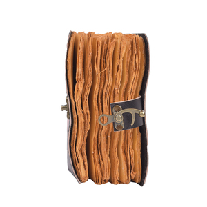 A5 Red Moon Galaxy Design Cardboard <b>Lock</b> <b>Diary</b> Notebook with Metal Clasp 100 Pages Handmade Paper Journal for Writing & Gifting - Product Image 1