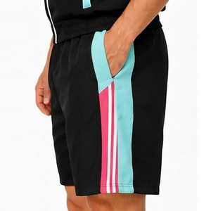 Custom Brand Logo <b>Men</b> Windbreaker <b>Jacket</b> And Shorts Set New Design <b>Summer</b> Nylon Windbreaker Shorts Set In Solid Color - Product Image 6