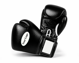 Guantes de Boxeo Personalizados OEM de Cuero PU Impermeables, de Dedo Completo, para Adultos, para Sparring y Entrenamiento, Ligeros, con Absorción de Impactos y Cierre de Cordones - Product Image 4