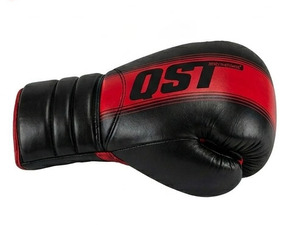 Top Selling QST BG-1052 PU Leather Lace up Boxing Gloves with Custom Logo 8oz Kickboxing Training Gloves for Ring/Cage Fighting - Product Image 6