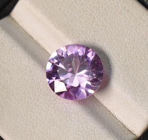 Piedra preciosa de corte de diamante redondo espinal rosa, 3mm, 4mm, 5mm, 6mm, piedra preciosa suelta redonda espinal rosa de laboratorio calibrada para joyería - Product Image 6