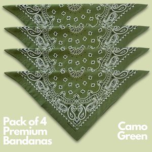 Bulk Supply Paisley <b>Bandana</b> 100% Cotton 23x23 Inch Durable Soft Fabric Custom Design Available Wholesale Export Quality - Product Image 2