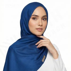 Hiyab de Alta Calidad Personalizado en Color, Suave y Transpirable, de Georgette Liso y Chifón Burbuja, para Uso Diario en Otoño, para Musulmanas - Product Image 4