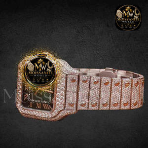 Nuevo Reloj de Joyería con Diamantes Estilo Hip Hop, Automático, Color D, VVS, Moissanita, Pasa Cualquier Prueba de Diamantes - Product Image 3